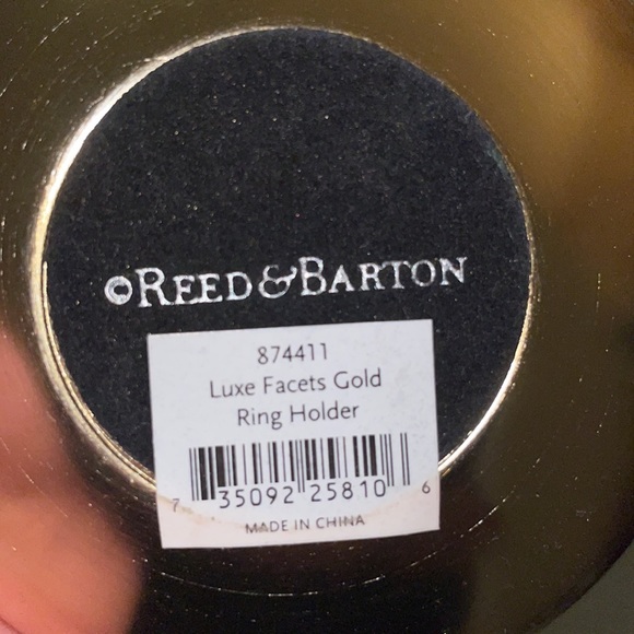 Reed & Barton Luxe Facets Gold Ring Holder - Picture 5 of 5